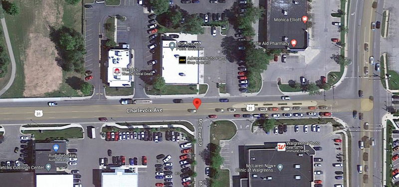 Sunset Motel - Aerial Map (newer photo)